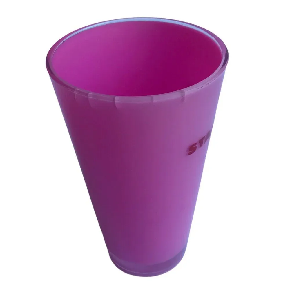 Starbucks Pink Tumbler Grande Spellout Cold Cup Drink Acrylic Orchid Purple Red